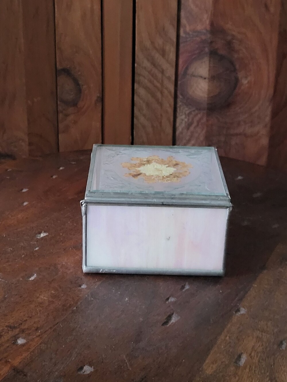 Purple Stained Glass Trinket Box - Picture 9 of 17